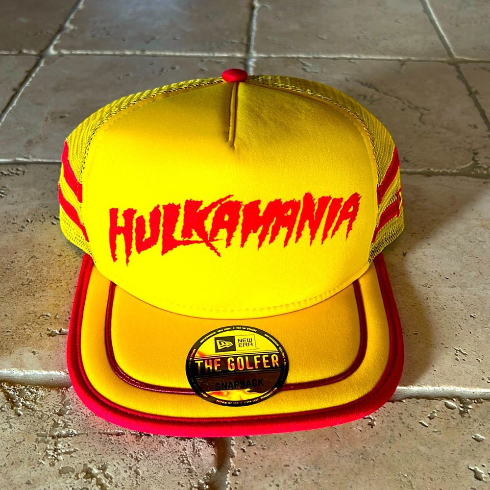 New Era Hulk Hogan Hulkamania WWE The Golfer Snapback Trucker Hat